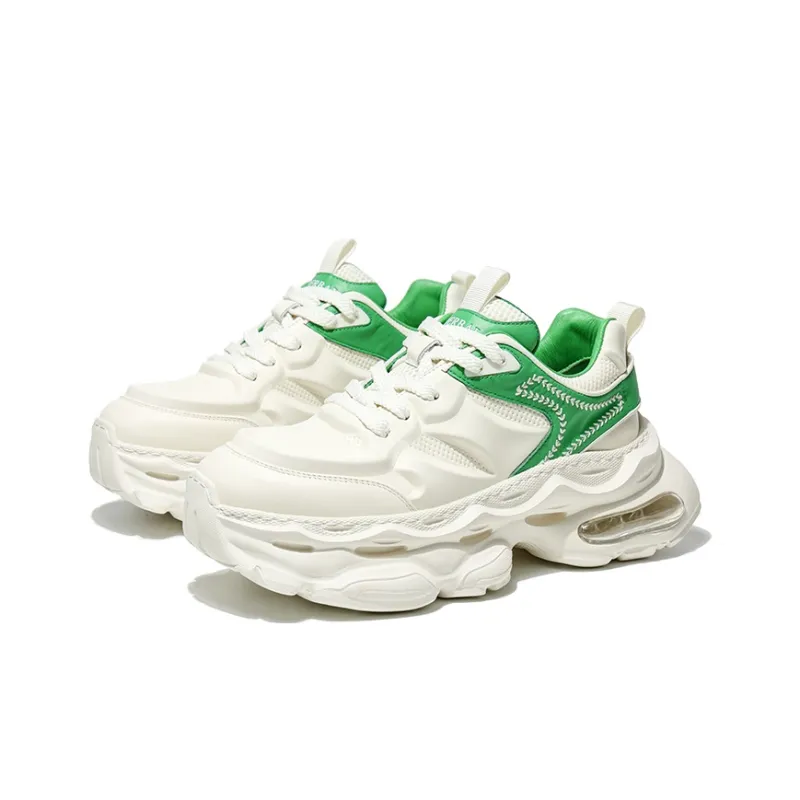 MOERBAI Breathable Lightweight Height Increasing Low-Top Chunky Sneakers Men's-6