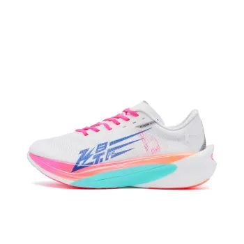 QIAODAN Flying Shadow PB4.0 Running Shoes Men Low Top Jordan White Mars Green