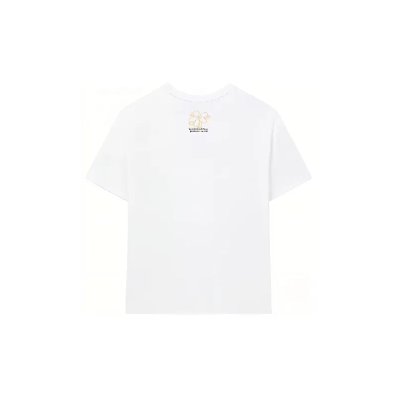 FILA Drop Shoulder Sleeve T Shirt Women's Standard White-1