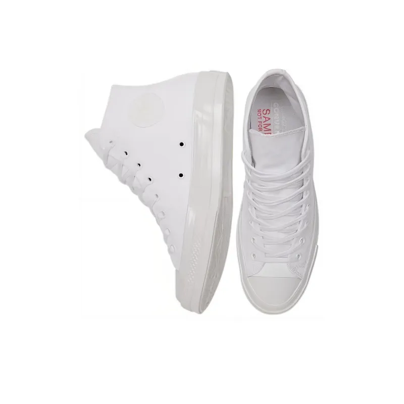 Converse Chuck Taylor All Star Durable Breathable Lightweight High Top Canvas Shoes Unisex White-3