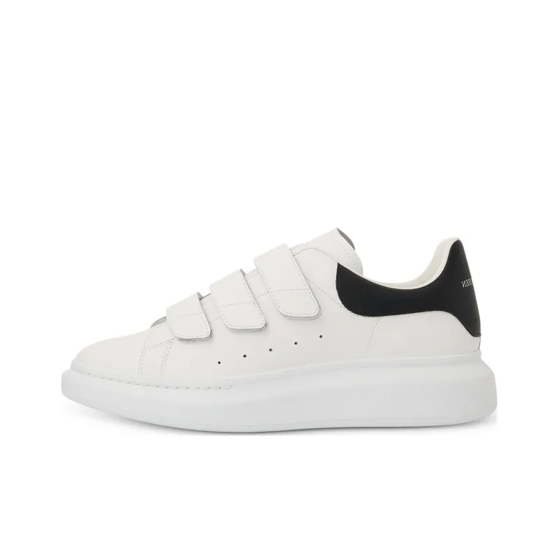 Alexander McQueen Triple Stra Skateboard Shoes Men's White-0