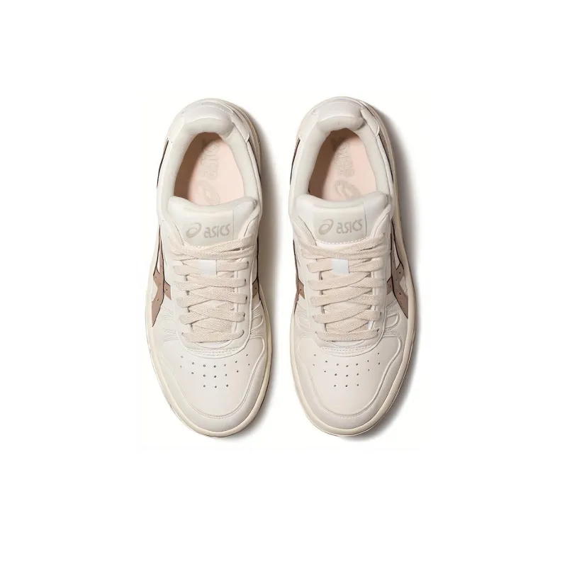 Asics Court Mz Retro Casual Skateboarding Shoes Unisex White Brown-2