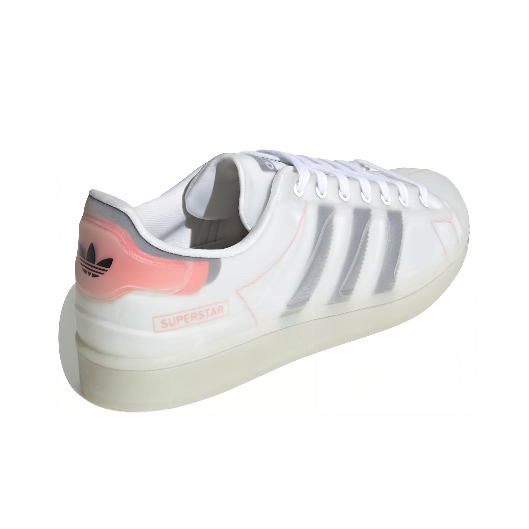 Superstar Adidas Originals Futureshell 'White Semi Solar Red' - POIZON