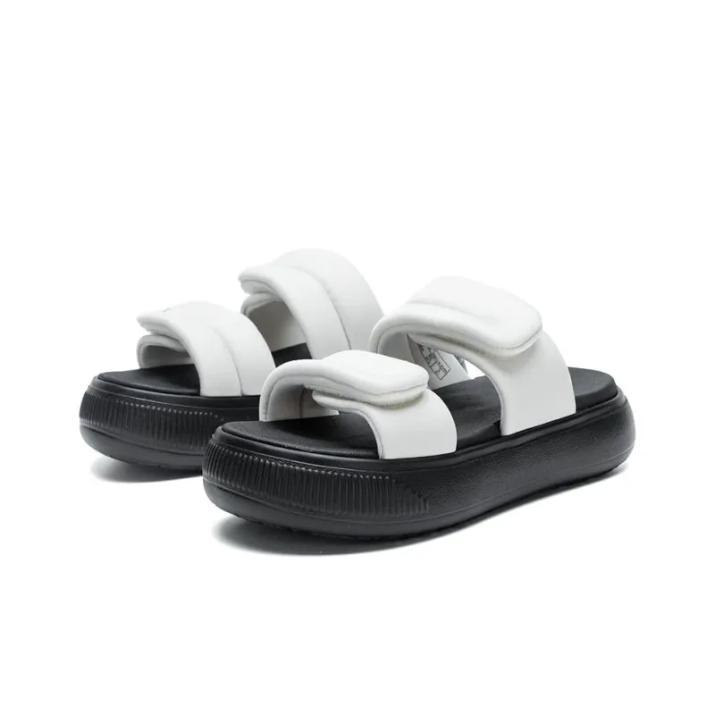 PUMA Mayu Puffy Sandals 'Grey Black' Women's-2