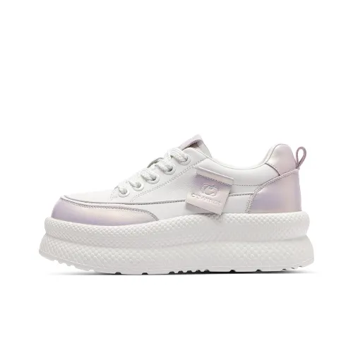 C°BANNER Skateboard Shoes Women's Low-Top Purple