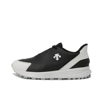 DESCENTE D JOGGER Cushioning, Wear Resistant Low Top Golf Shoes Unisex Black
