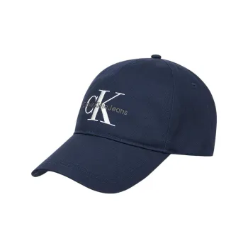 CALVIN KLEIN Cotton Baseball Caps Unisex Blue