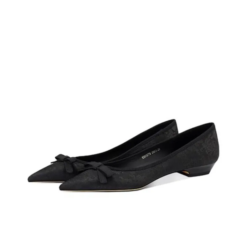 JESSICA SOPHIA Casual Single Shoes 2cm Women's Black-2
