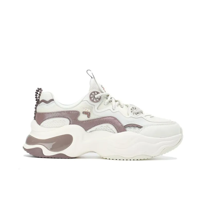 FILA FUSION Bubble Sneakers 'White Brown' Women's-1