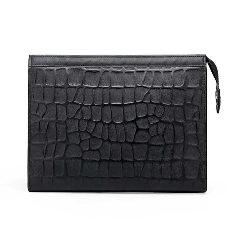 DOSRFINI Genuine Leather Cow Leather Clutch Men's-6