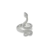 Silver Coiled Snake Rings