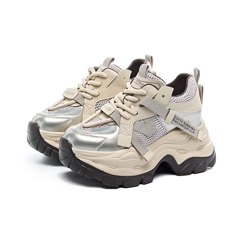 SANTA BARBARA POLO & RACQUET CLUB Breathable Low-Top Chunky Sneakers Women's-15