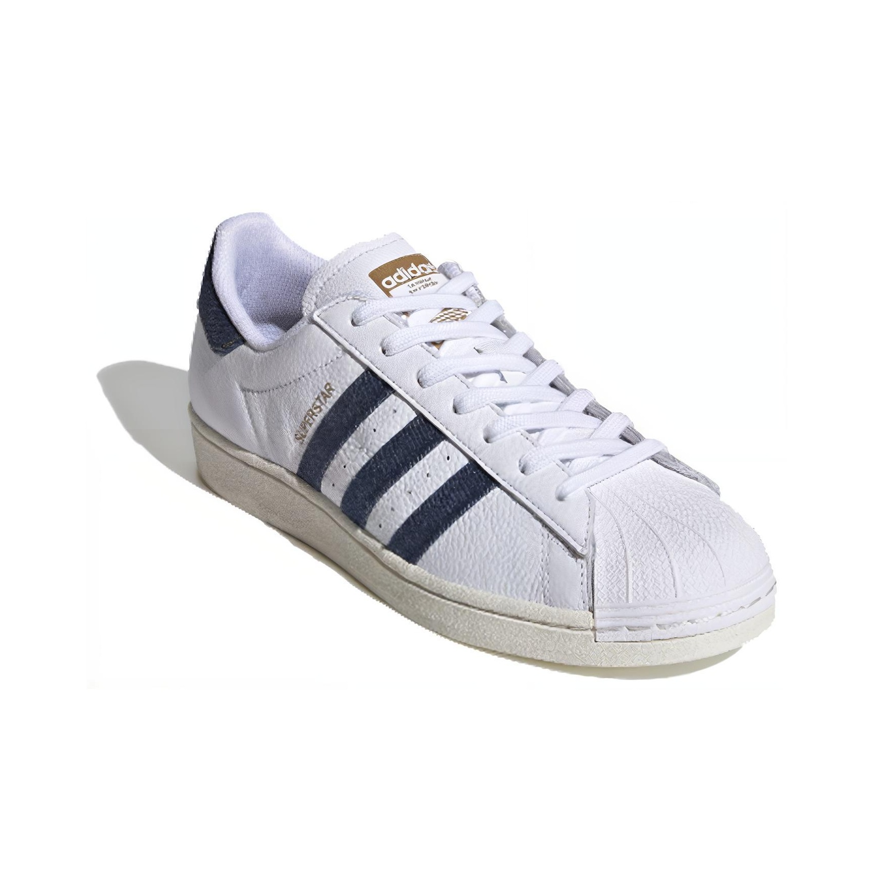 Adidas Originals Superstar 'White Dark Blue' US M 8 - POIZON