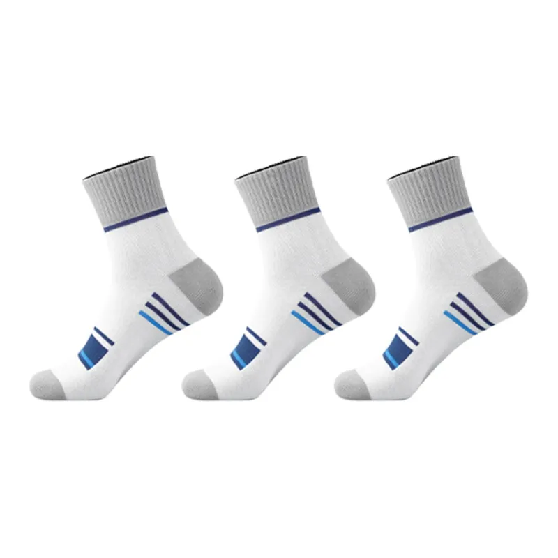 H YXIANG Mid Calf Socks Men's 3 Pack-0