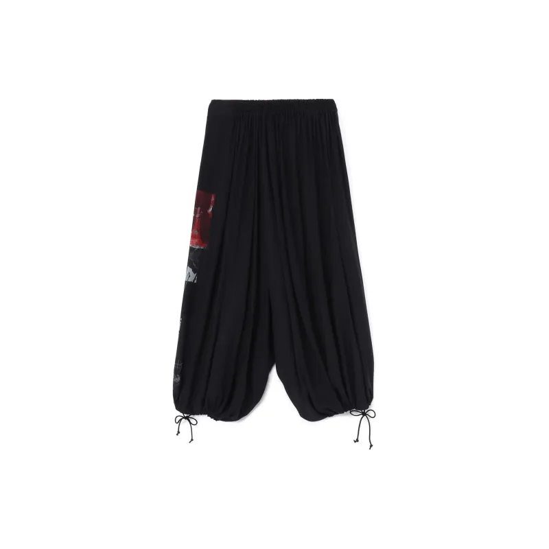 Yohji Yamamoto x MAX VADUKUL Y's SS24 Casual Pants Unisex Black-1