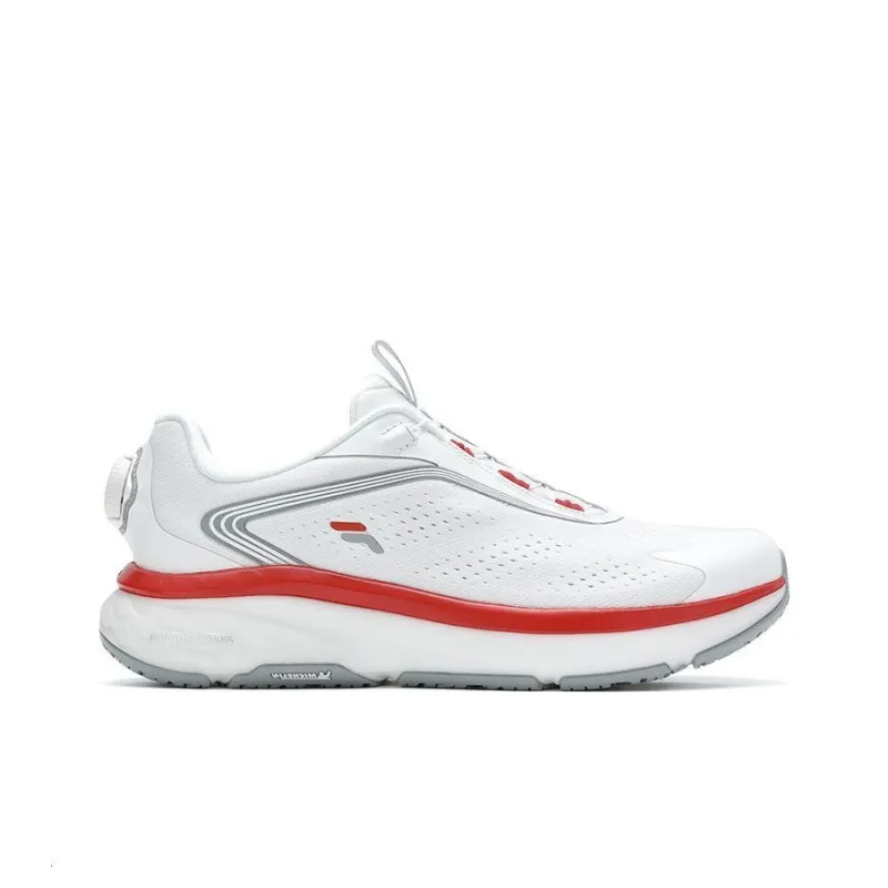 FILA BOA NUVOLE 2 Slip Resistant Breathable Low Top Running Shoes Men's Outstanding White-1