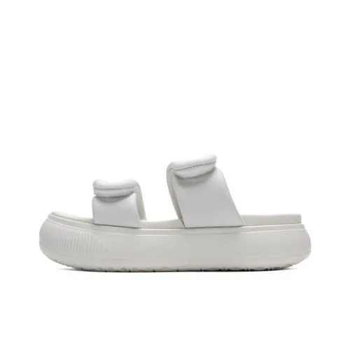PUMA Mayu Puffy Slides 'Warm White' Women's