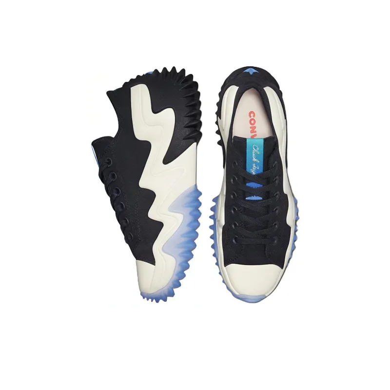 Converse Run Star Motion Ox Black Ivory Ice Blue-3