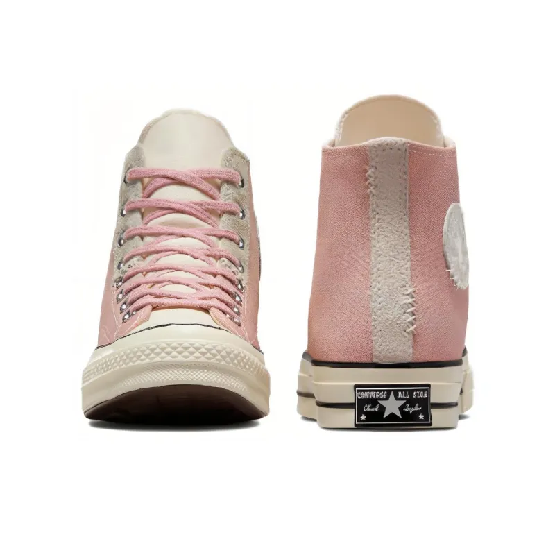 Converse Chuck 70s High Top Mix Materials Shoes 'Static Pink'-3