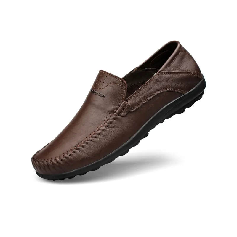 Wen Nai Beanie Shoes Men's Dark Brown-2