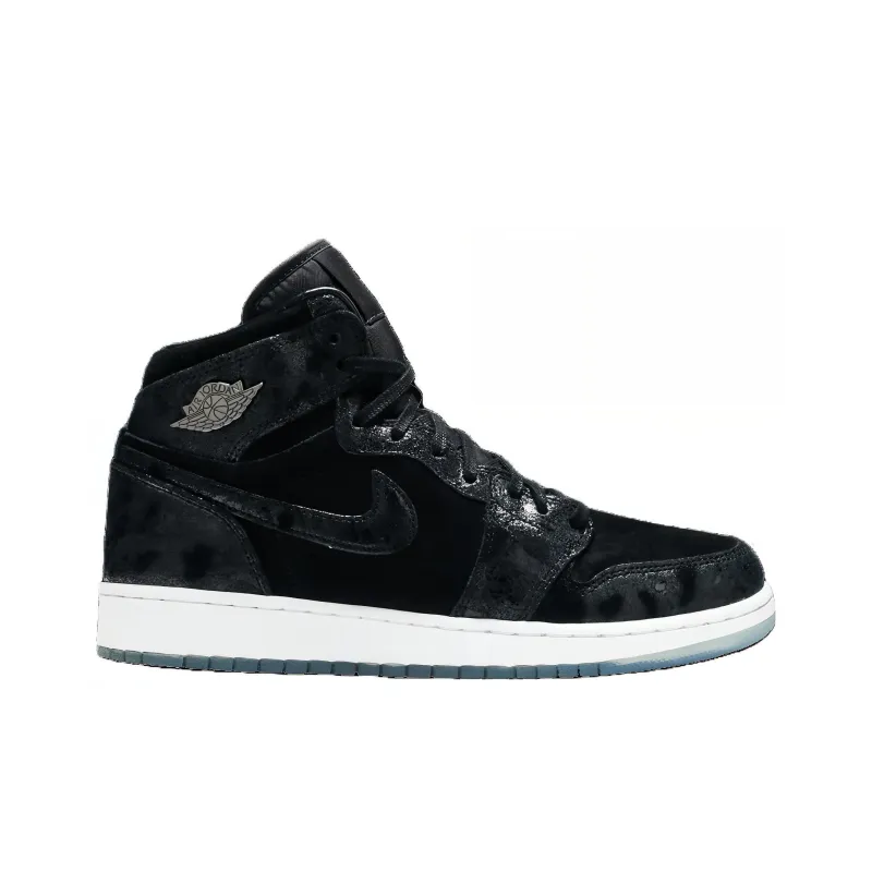 Jordan 1 Retro High Heiress Black Suede GS-1