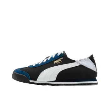 PUMA Roma Versatile Mule Durable Breathable Low Top Casual Shoes Unisex Black White