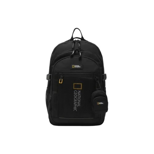 NATIONAL GEOGRAPHIC Nylon Backpack Women's Black
