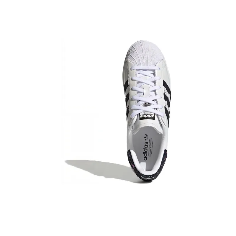 Adidas Superstar White Black Splatter Women's-4