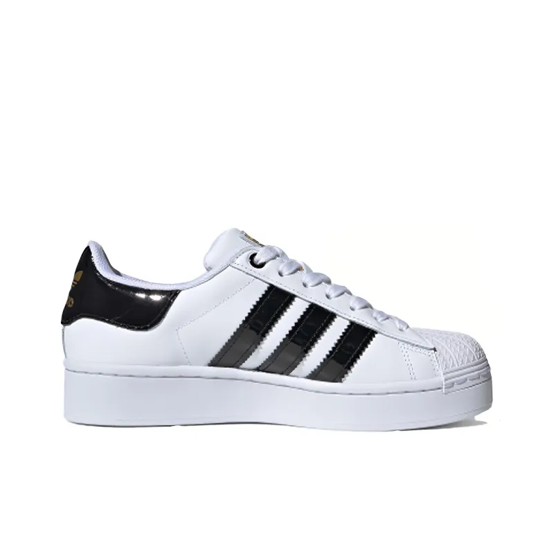 Adidas Superstar Bold White Black Women's-1