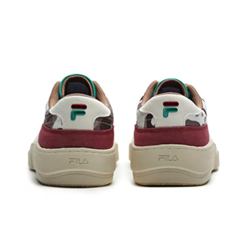 FILA FUSION Lifestyle Skate Shoes 'White Brown'-4