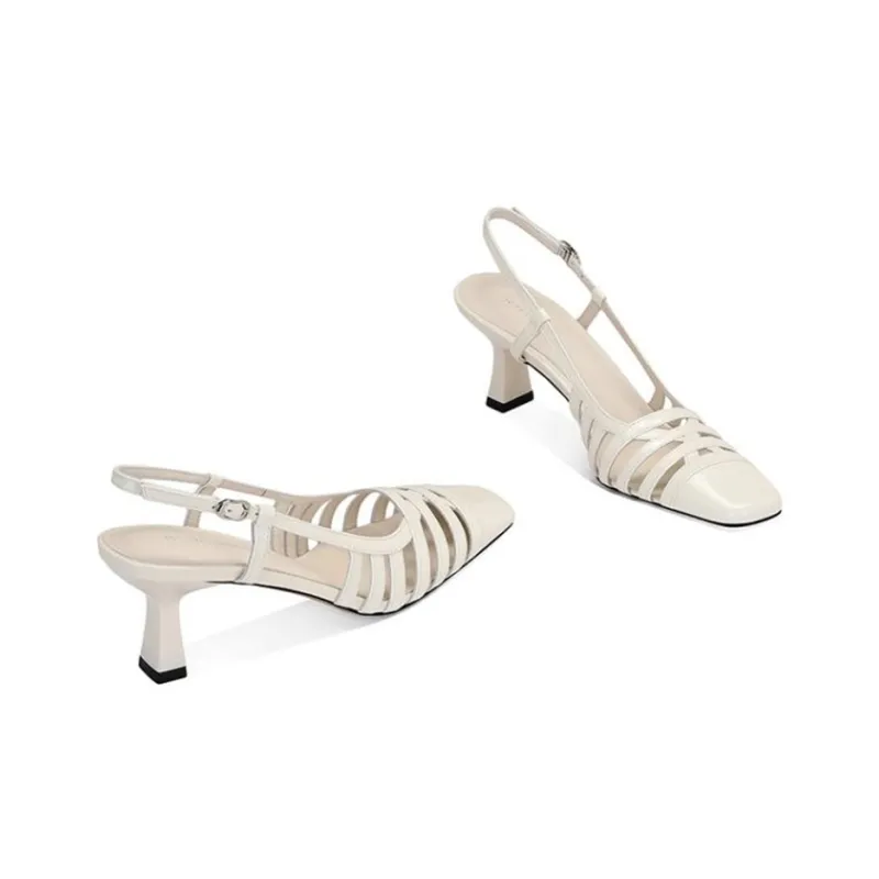 JESSICA SOPHIA Roman Sandals 5.5cm Women's Black-8