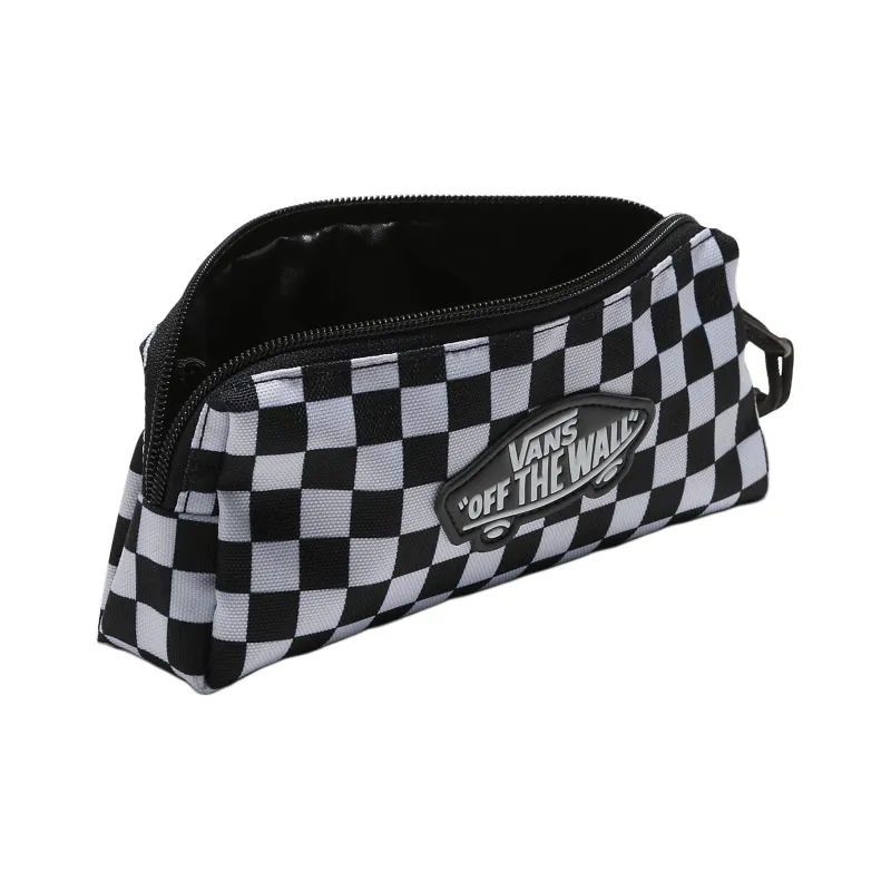 Vans Old Skool Recycled Polyester Pencil Bag Storage Bag Unisex Black White Checkerboard-3