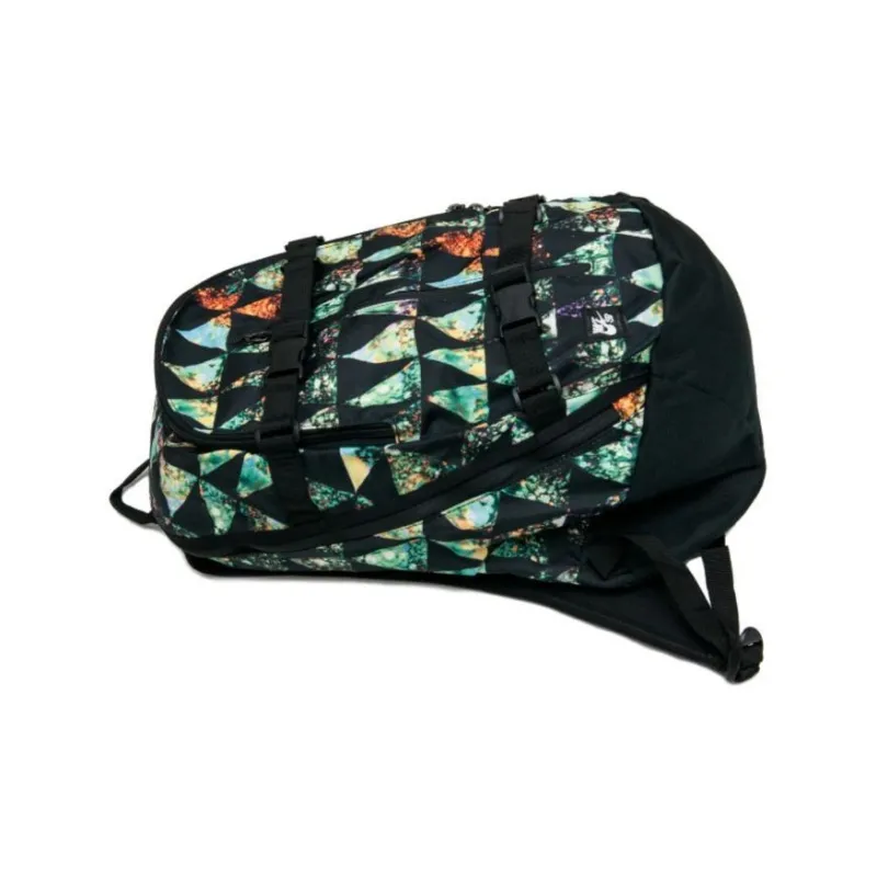 Nike Polyester Backpack Regular Unisex Black Multicolor Print-3