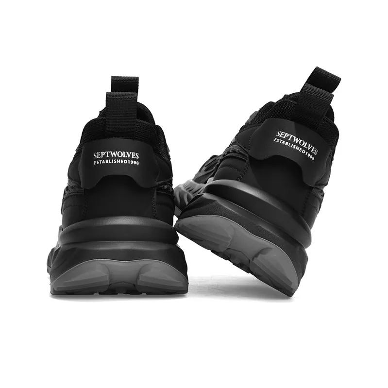 SEPTWOLVES Wear-Resistant Coverage Support High-Top Chunky Sneakers Men's-3