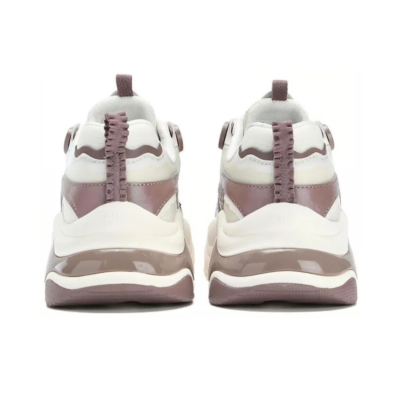 FILA FUSION Bubble Sneakers 'White Brown' Women's-4