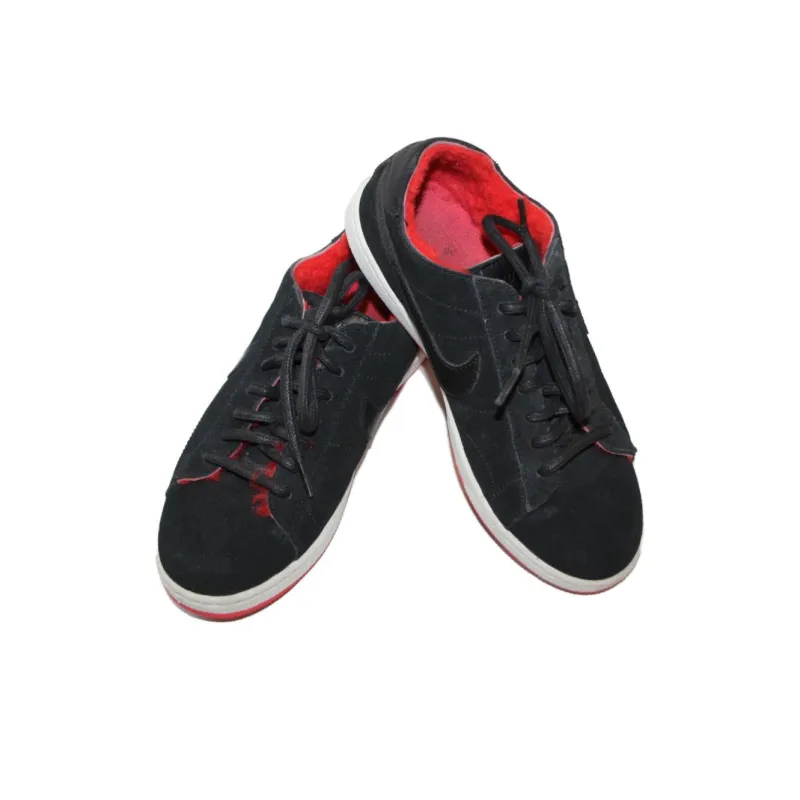 Nike Tennis Classic Ultra Premium Anti Slip Wear Resistant Low Top Skateboard Shoes Women's Black-3