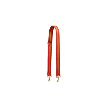 COACH Rayon Webbing Bag Strap Women's Orange Red