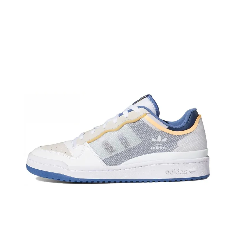 Adidas Forum Low Tt Cloud White Acid Orange Crew Blue-0