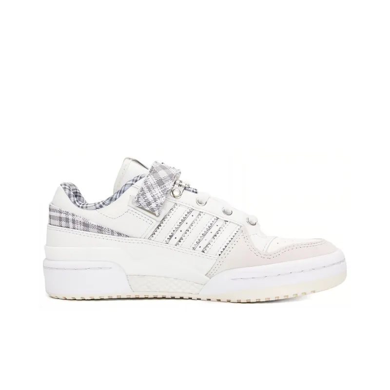 Adidas Forum Low Crystal White Plaid Women's-1
