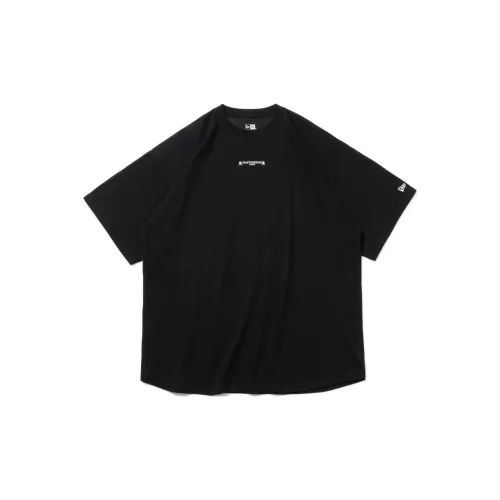 New Era MASTERMIND WORLD Co-brand T-Shirts Unisex Black