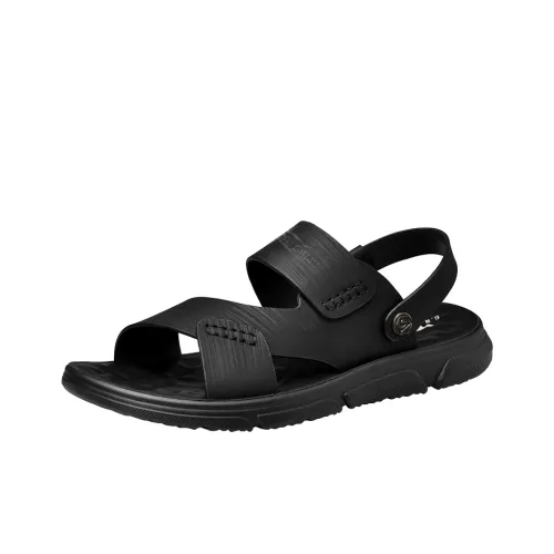 G.N.SHIJIA Beach Sandals Men Black/Brown