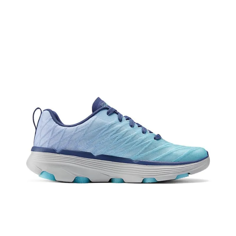 Skechers Cushioned Wear Resistant Lightweight Low Top Running Shoes Women's Blue-1