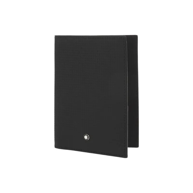 MONTBLANC Cow Leather Passport Holder Men's Black-1