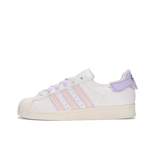 Adidas Originals Skateboard Shoes Women's Low-Top White/Purple/Pink