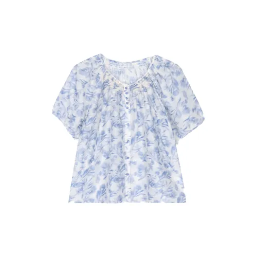 BASIC HOUSE Shirts Women's Sky Blue