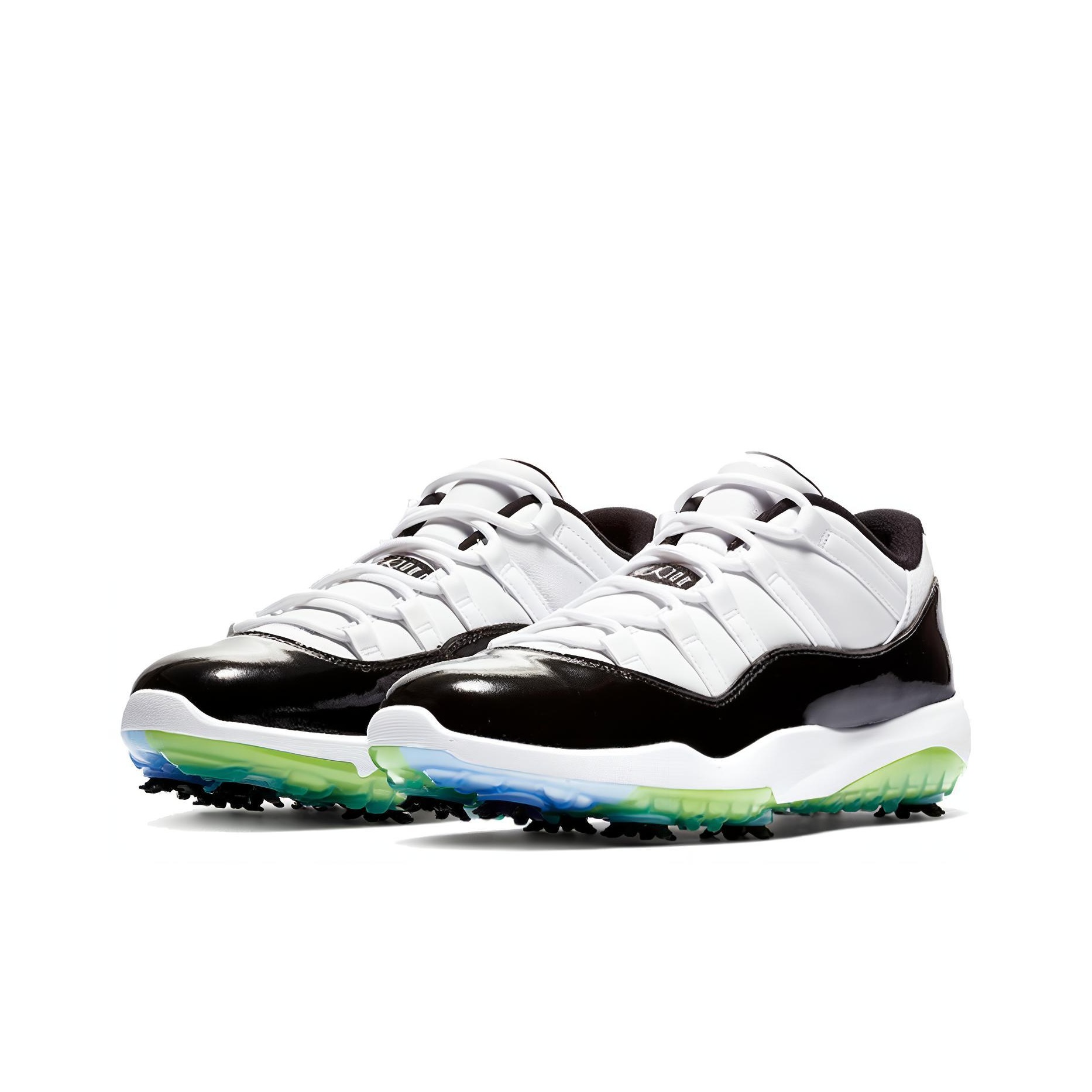 Jordan 11 golf shoes black hotsell