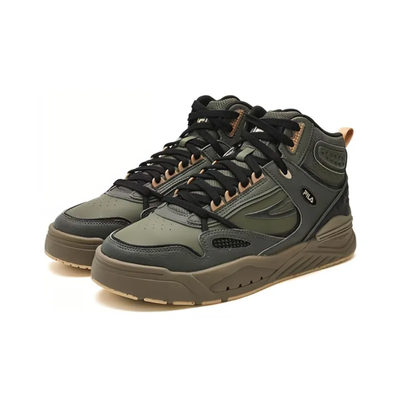 FILA Slam Mid Skate Shoes 'Green Black'-2