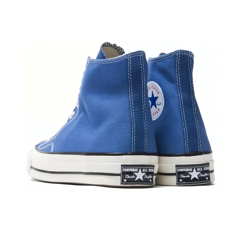 Converse Chuck Taylor All Star 1970s Hi Top True Non slip Lightweight High Top Canvas Shoes Unisex Blue White-4