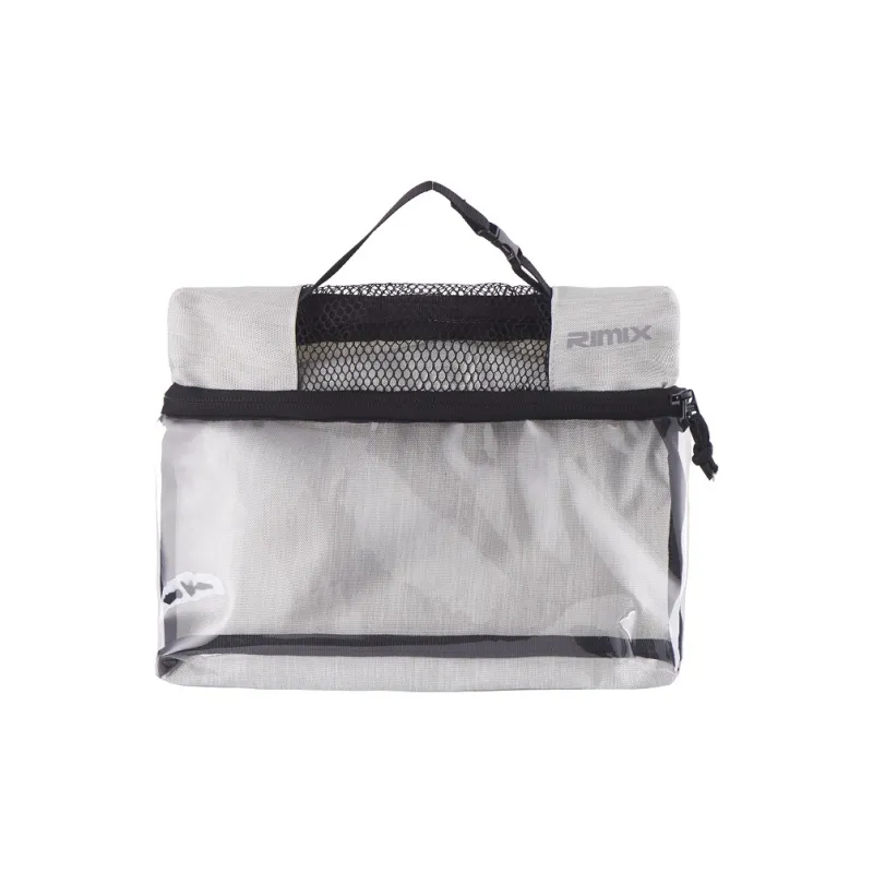 RIMIX Nylon Storage Bag Regular Unisex Black/Gray/Red-1