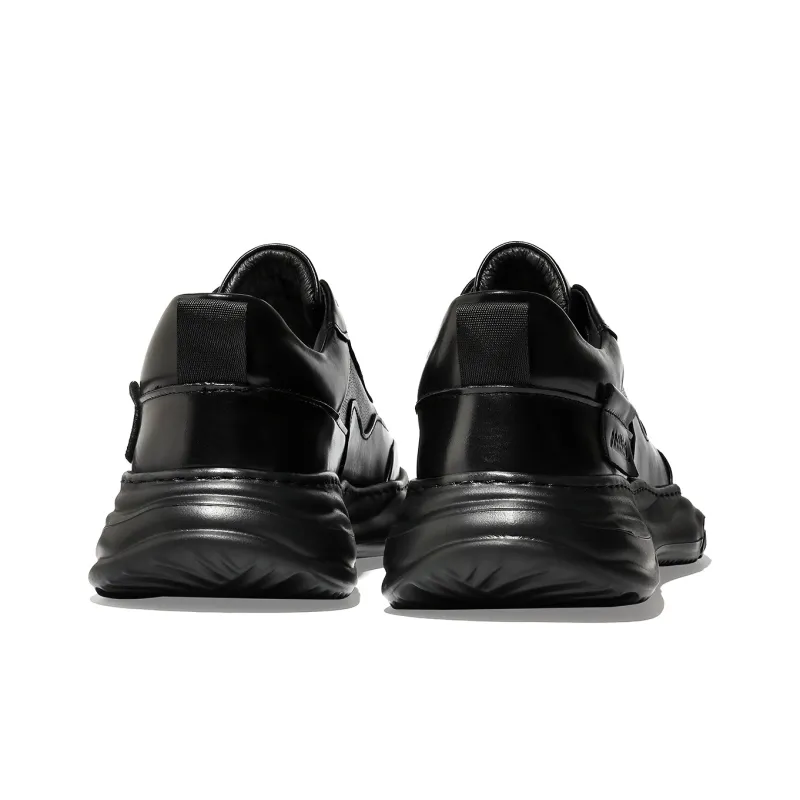 MILLIE'S Low Top Chunky Sneakers Men's Black-6